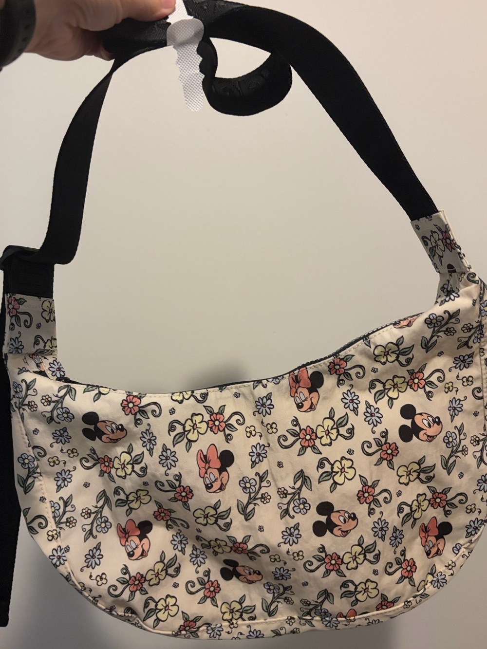 Baggu medium crescent bag Storybook floral Disney collab BNWT - Picture 4 of 8